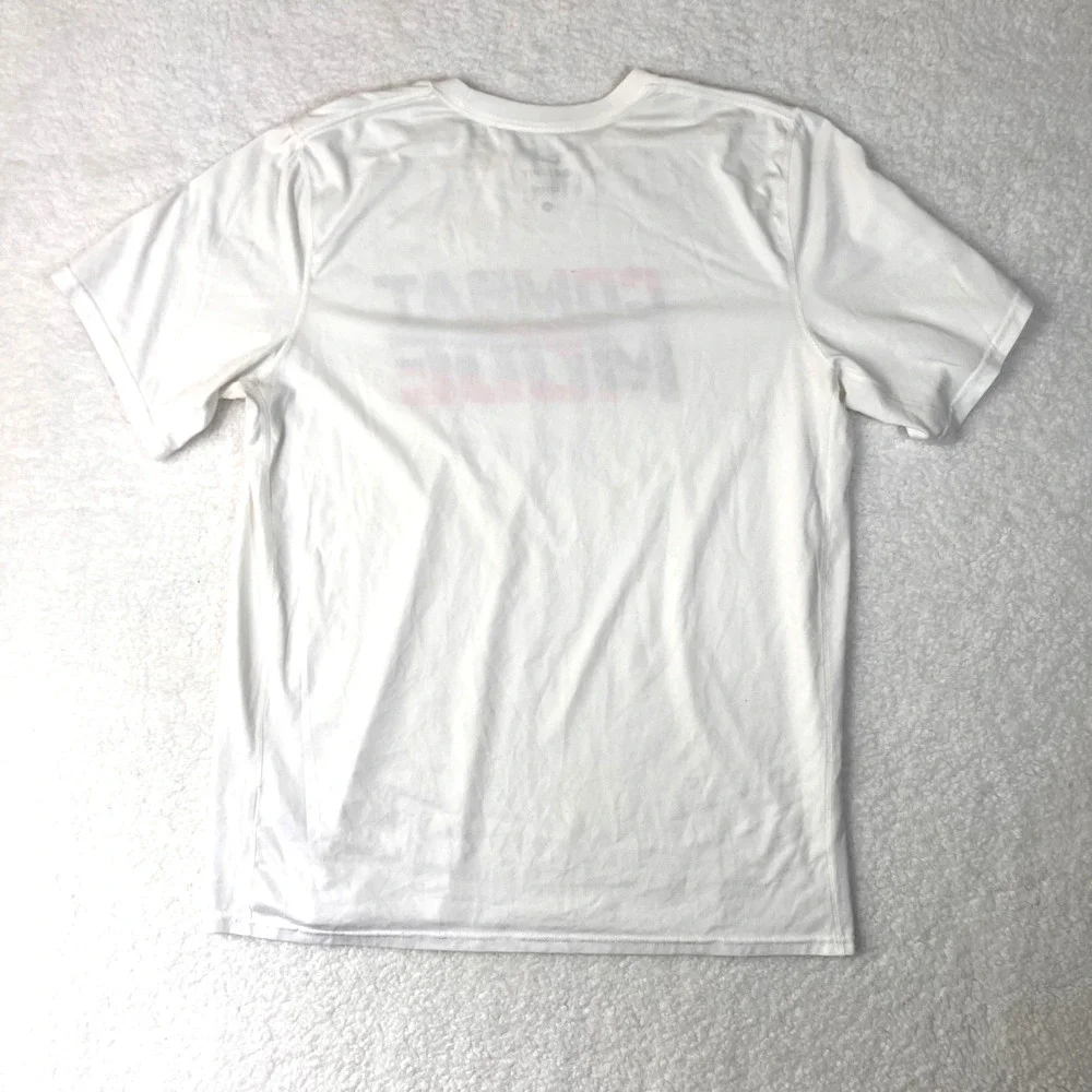 LOT Nike Shirts Mens XL Dri FIT Performance White Red Combat Mode Athletic Gym